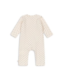 Combinaison bébé Konges Sløjd crème à pois et cerise