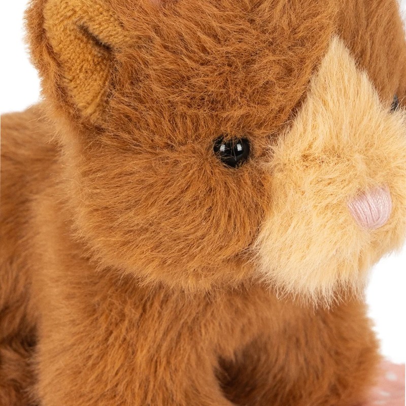 Peluche miniature chat Konges Sløjd avec panier