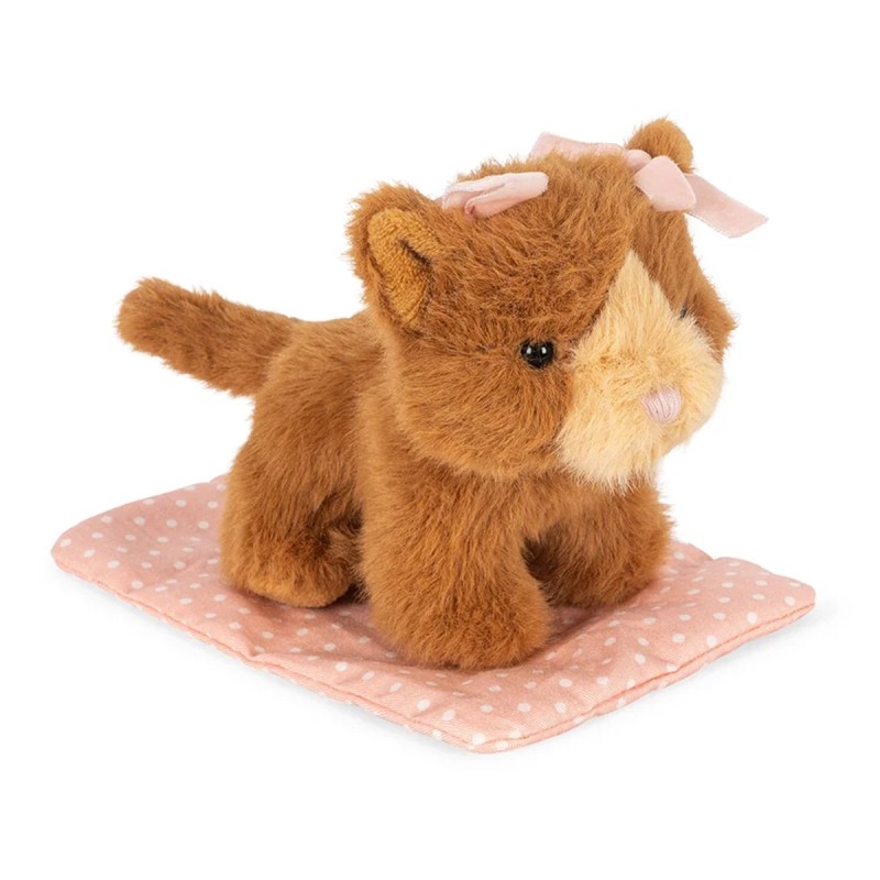 Peluche miniature chat Konges Sløjd avec panier
