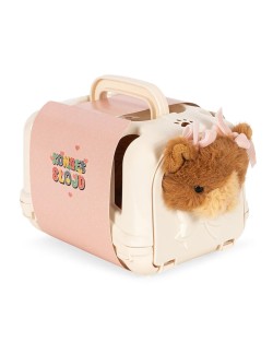 Peluche miniature chat Konges Sløjd avec panier