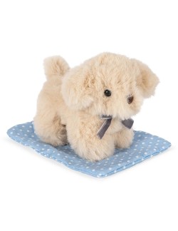 Peluche miniature chien Konges Sløjd avec panier