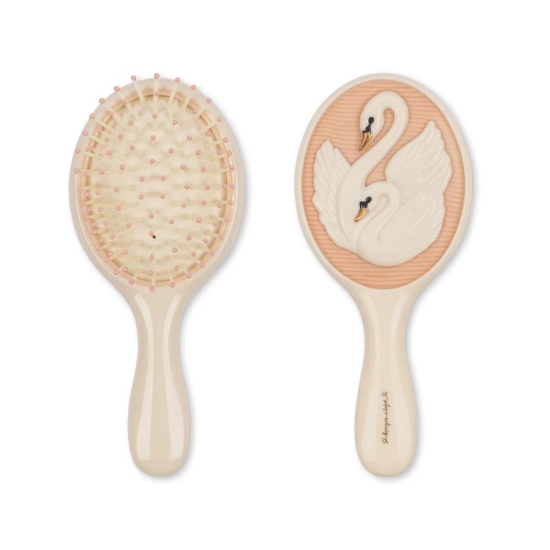 Set brosse et miroir enfant Konges Sløjd "Swan" x Born Koncept
