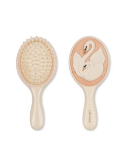 Set brosse et miroir enfant Konges Sløjd "Swan" x Born Koncept