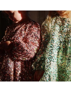 Robe en sequins "Lila" rose Konges Slojd