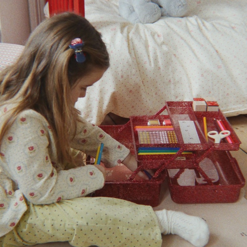 Coffret de Loisirs Créatifs "Glitter Rose" Konges Slojd