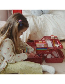 Coffret de Loisirs Créatifs "Glitter Rose" Konges Slojd