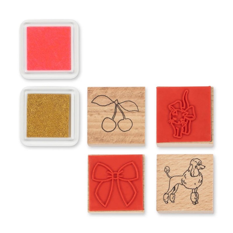 Coffret de Loisirs Créatifs "Glitter Rose" Konges Slojd
