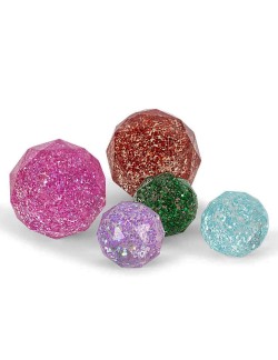 Lot de 14 Balles Rebondissantes Etoile  Konges Slojd