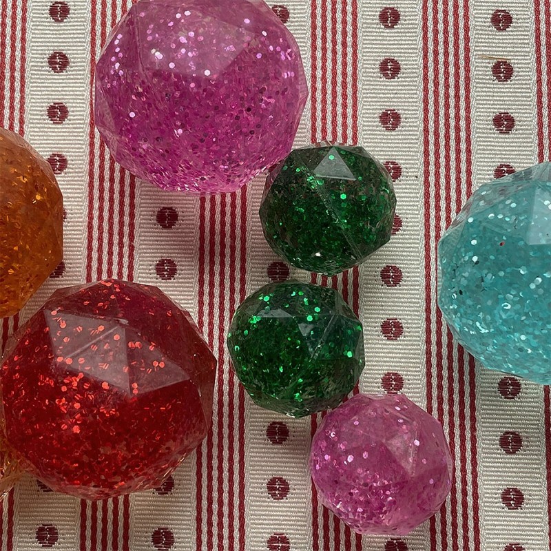 Lot de 14 Balles Rebondissantes Etoile  Konges Slojd
