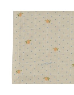 Pack de 3 langes "Citrons et pois" coton biologique