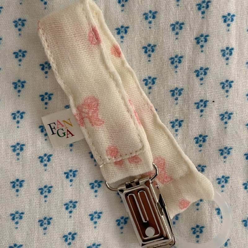 Attache tétine en tissu  "Ilmia" Fanga
