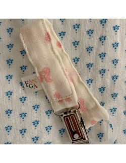 Attache tétine en tissu  "Ilmia" Fanga