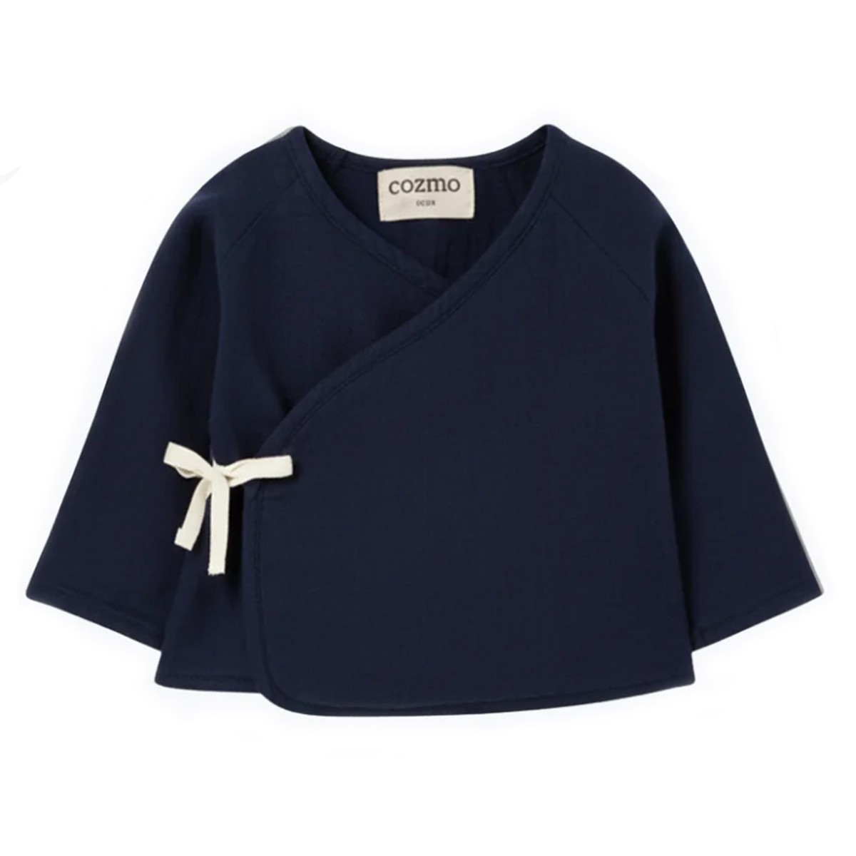 Cache cœur bébé "Denis" bleu marine Cozmo