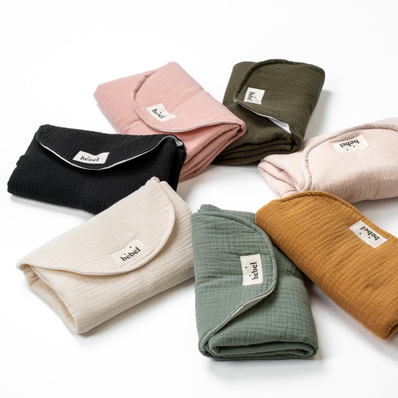 Matelas à langer nomade Bebel "Grège" Born koncept