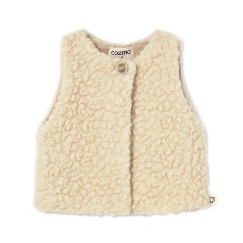 Gilet sherpa bébé "Parma" Ivoire Cozmo