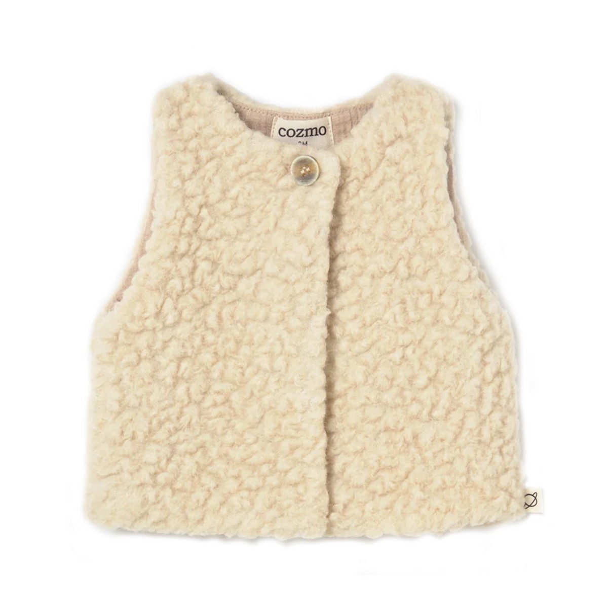 Gilet sherpa bébé "Parma" Ivoire Cozmo