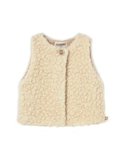Gilet sherpa bébé "Parma" Ivoire Cozmo
