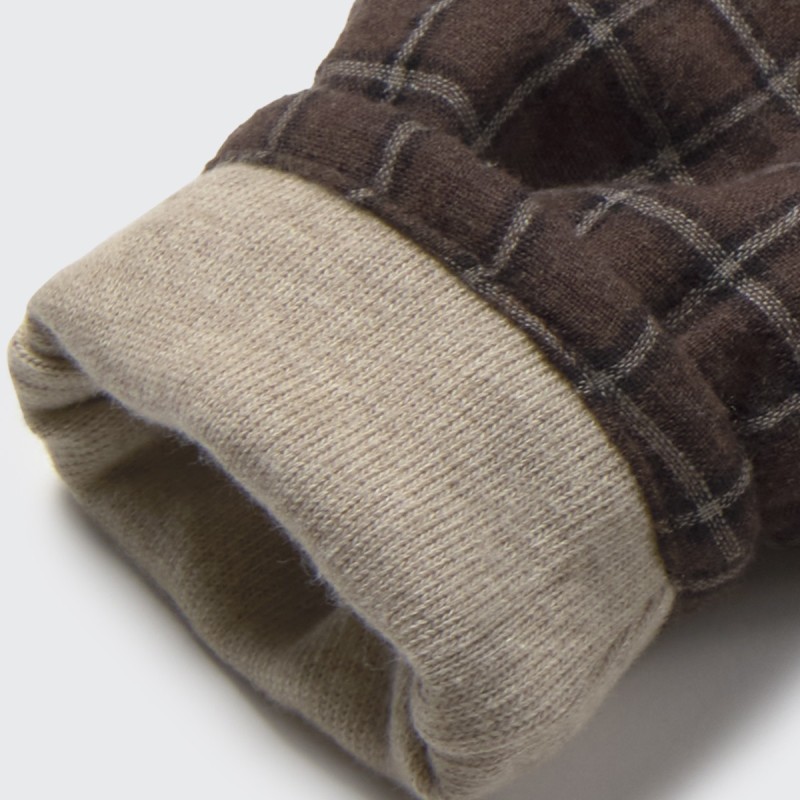 Pantalon bébé à carreaux en coton biologique "Kobe"