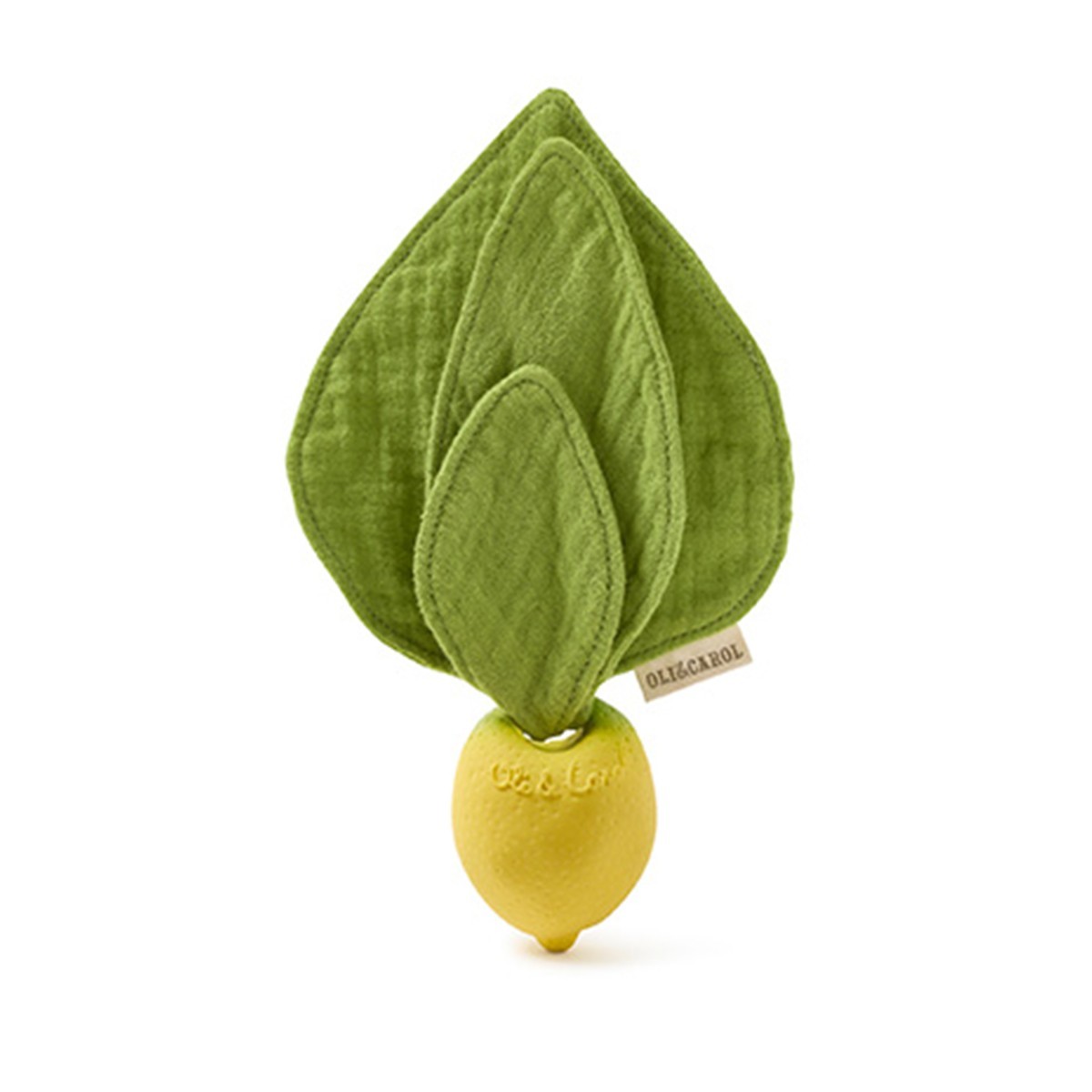 Mini doudou et jouet de dentition Citron Oli and Carol