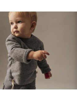 Pantalon bébé en bambou "Porto" gris Cozmo