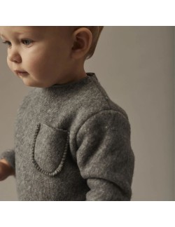 Pantalon bébé en bambou "Porto" gris Cozmo