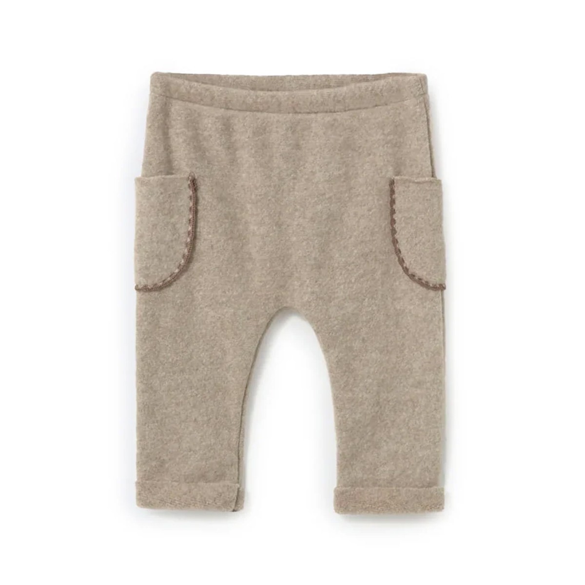 Pantalon bébé en bambou "Porto" Beige Cozmo