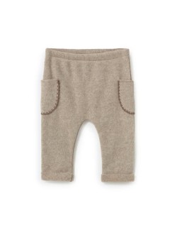 Pantalon bébé en bambou "Porto" Beige Cozmo