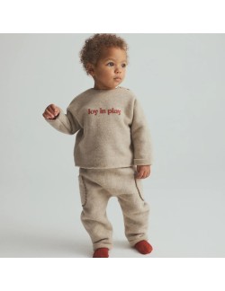 Pantalon bébé en bambou "Porto" Beige Cozmo