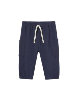 Pantalon souple cargo bébé "Maine" Bleu marine Cozmo