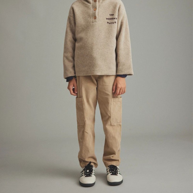Pantalon cargo en velours "Blas" beige  Cozmo
