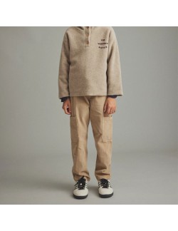 Pantalon cargo en velours "Blas" beige  Cozmo