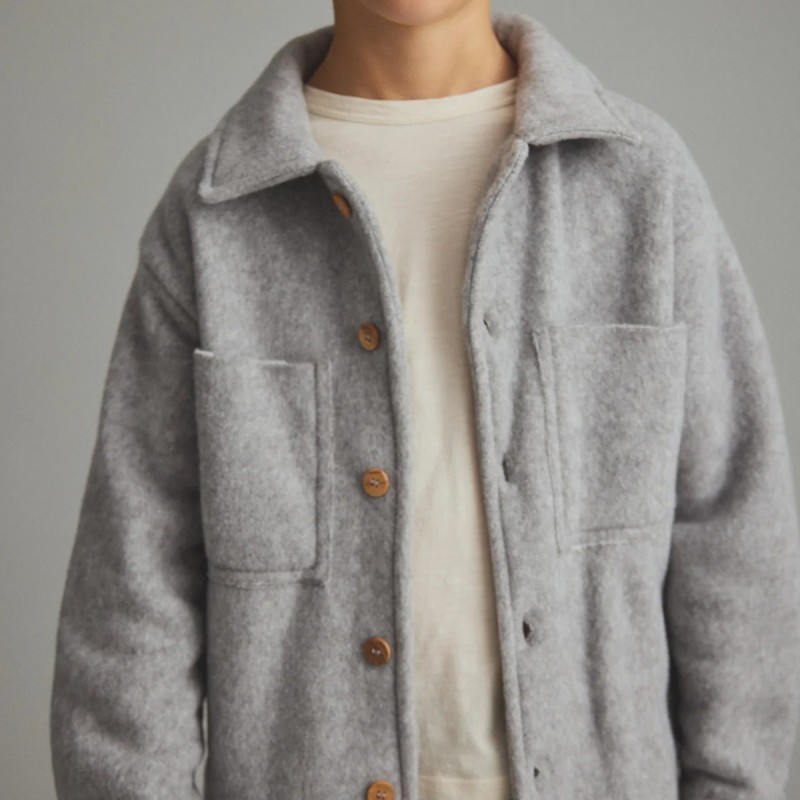 Sur-Chemise en bambou "Alghero" grise Cozmo