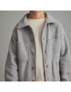 Sur-Chemise en bambou "Alghero" grise Cozmo