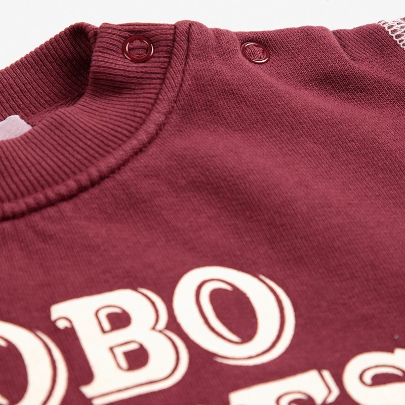 Sweat-shirt bébé "Bobo Choses" Burgundy