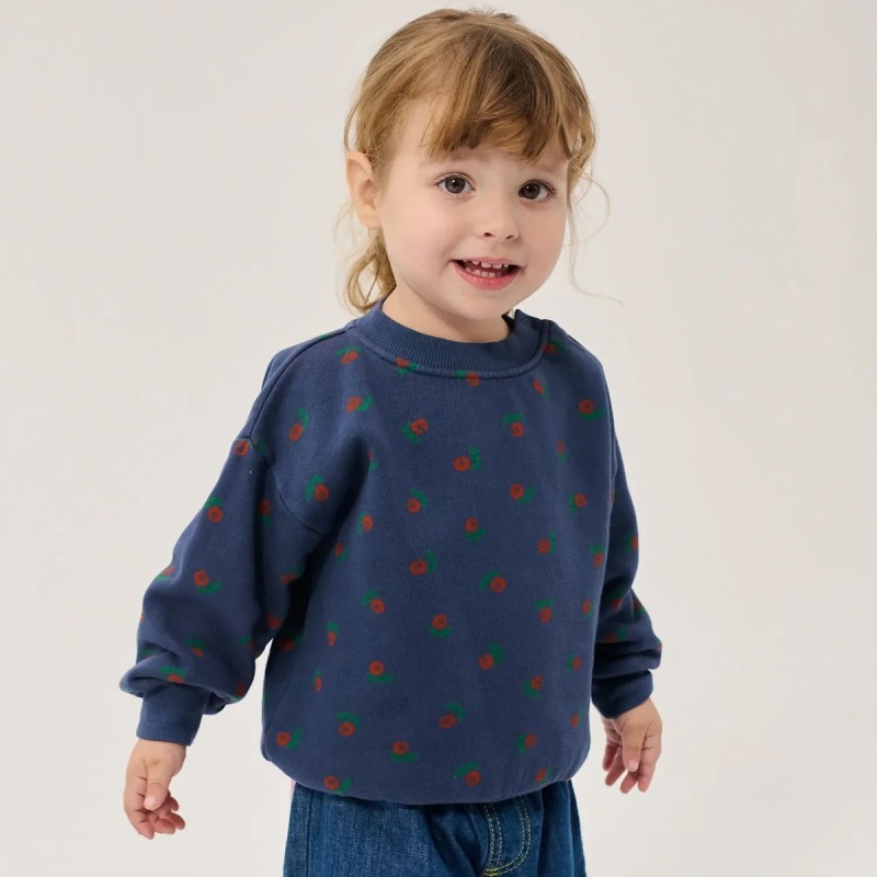 Sweat-shirt bébé "All-over Stamp Bloom"