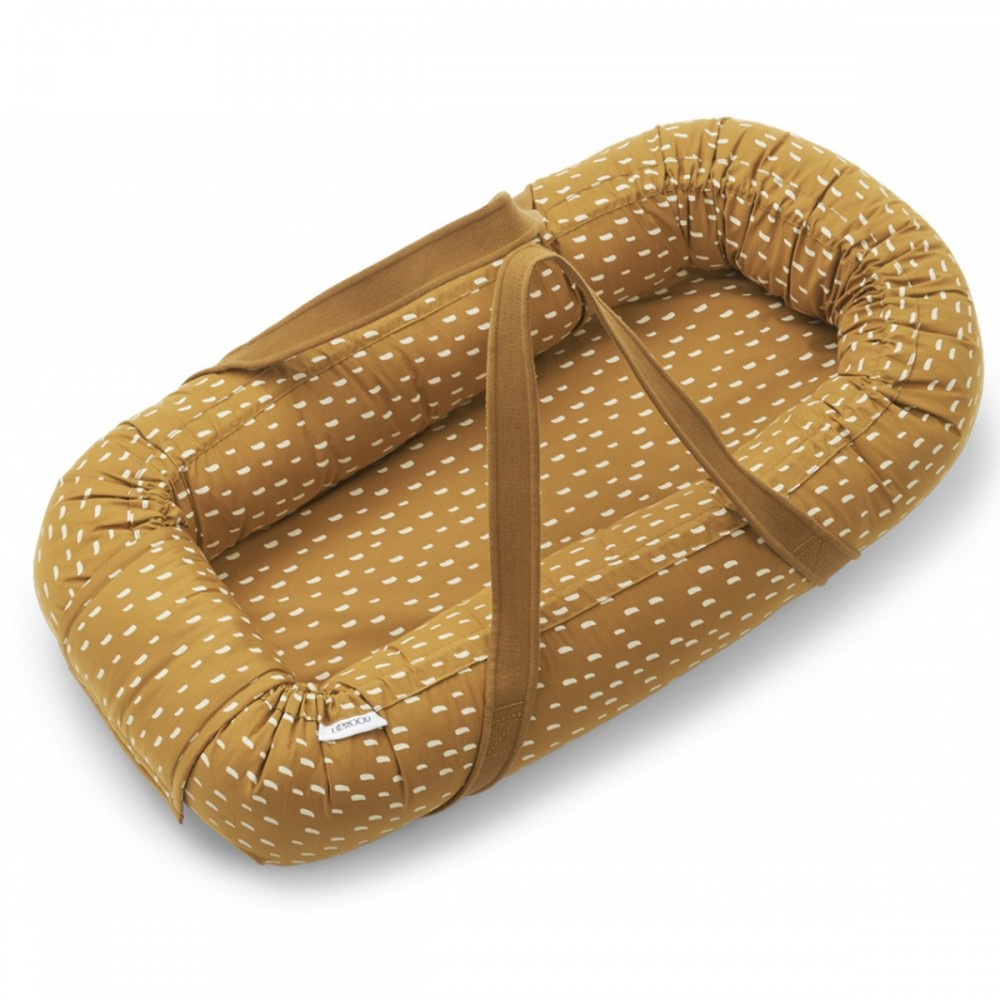 Couffin Babynest Grafic Gro Caramel Liewood Born Koncept Nice